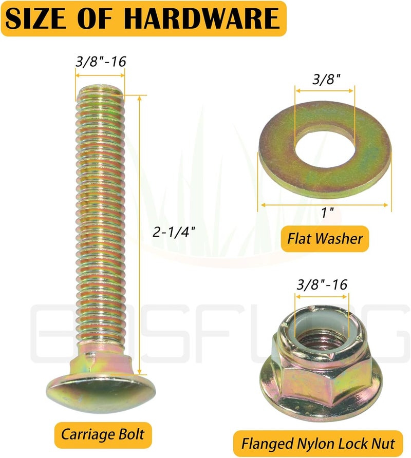 BOSFLAG 3 Pack 197379 Idler Pulley Replaces 532196106, 532197379, Craftsman 196106 for Husqvarna z254f Z254 YTH24V48 YTH24K48 YTH2348 YTH22V46 YTH20K46 YTH18542 RZ5426 RZ5424 MZ54 LGT2654 Ride Mowers - Image 5